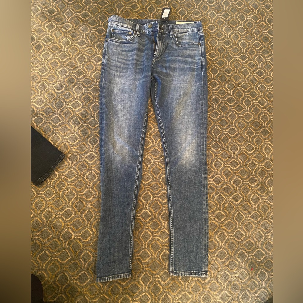 Men’s light wash Rag and bone jeans